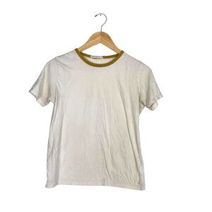 Industry Of All Nations Sport Ringer Tee Honey/White P/XS Undyed Organic Cotton